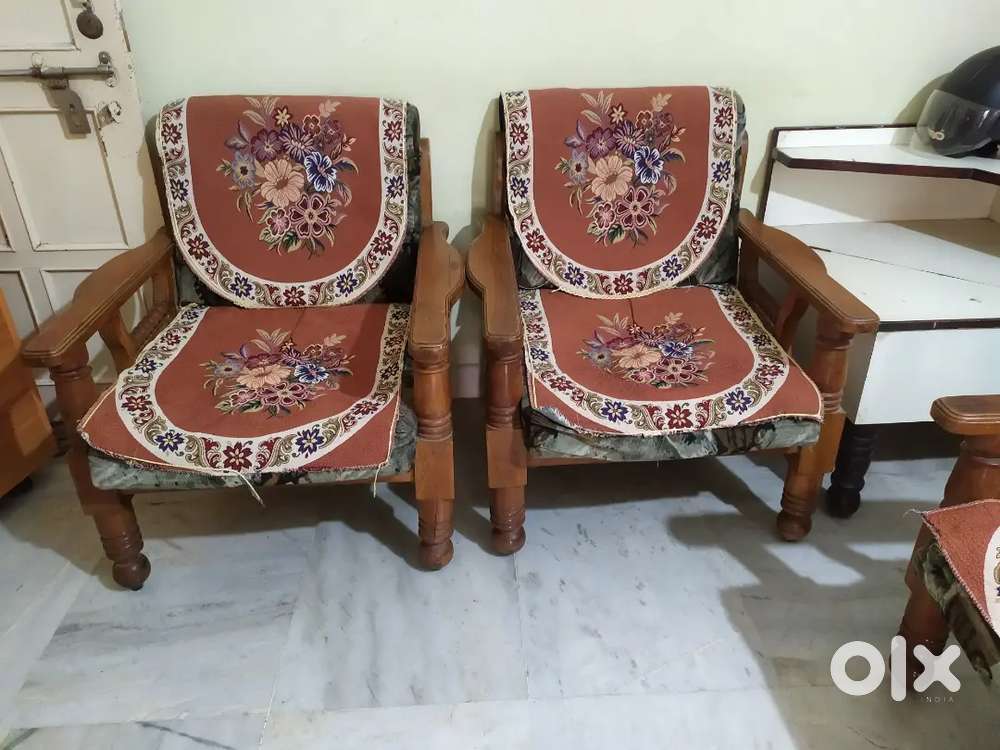Wooden Rajeadi Sofa set