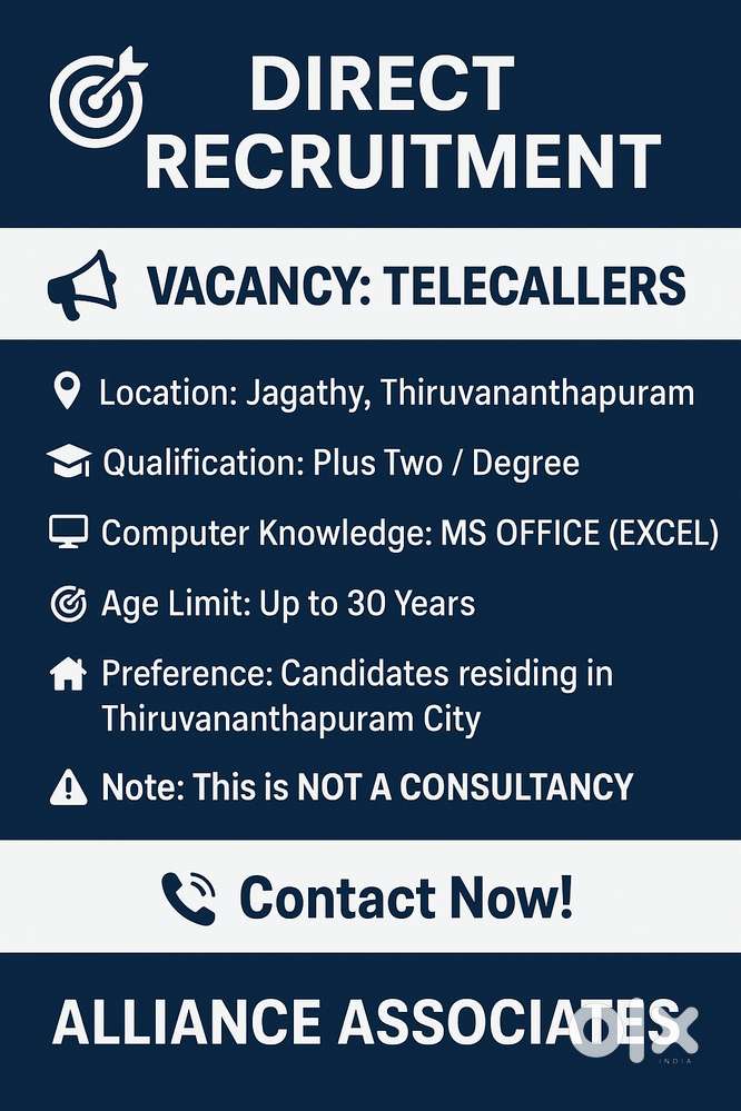 VACANCY: TELECALLERS