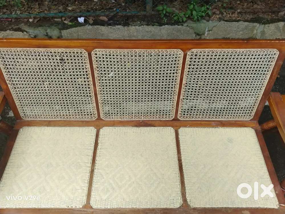 Hard wood wired Sofa Set