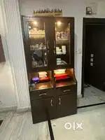 Premium wooden crockery cabinet