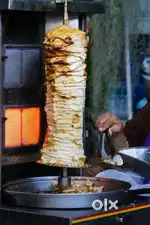 Shawarma cooking