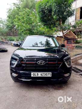 Hyundai Creta 1.5 S Plus Knight Petrol Dual Tone, 2022, Petrol