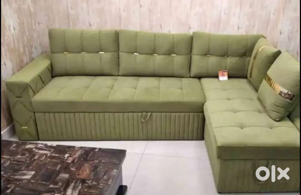 New brand l sofa cum bed