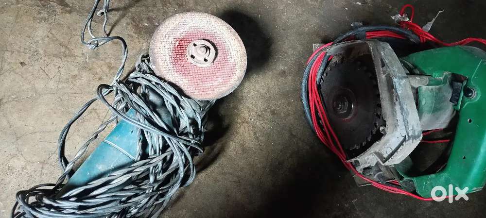Angle grinder and 110 mm cutter combo
