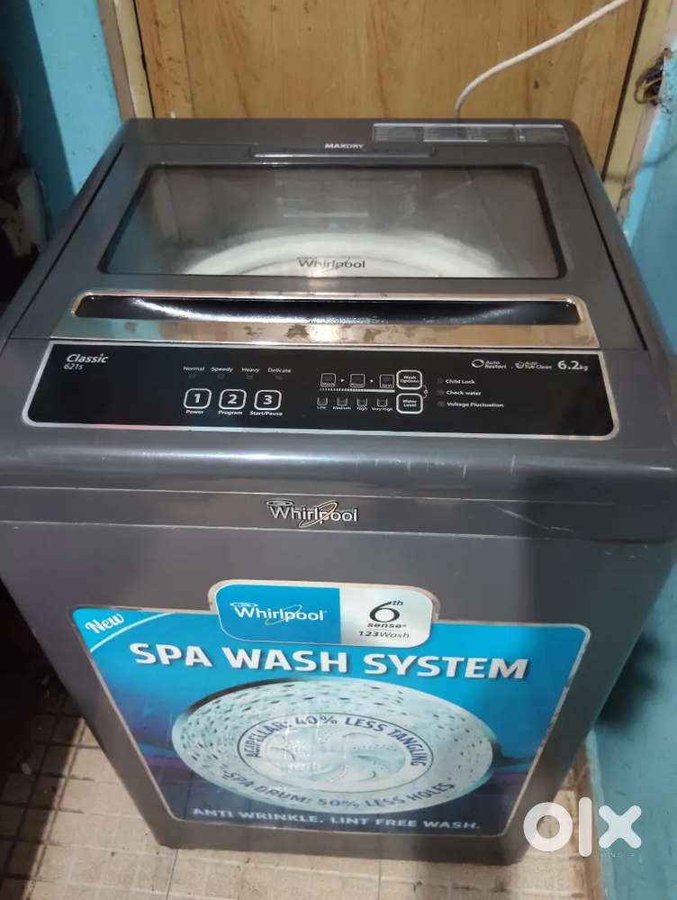 URGENT SALE WHIRLPOOL 6.2KG VERY GOOD WORKING123 FULLY AUTOMATIC