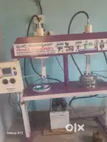 Vision through plate machine
