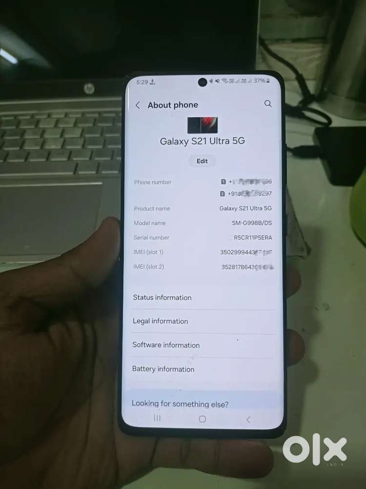 SAMSUNG 5G S21 ULTRA (100X ZOOM)