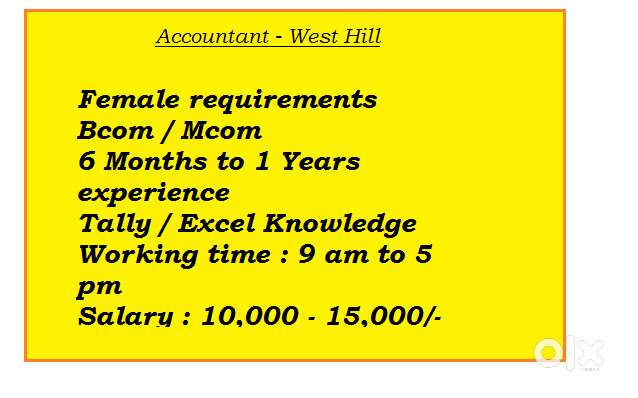 Accountant - West Hill