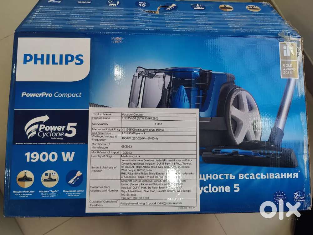 Unused Phillips Bagless Vacuum Cleaner for sale