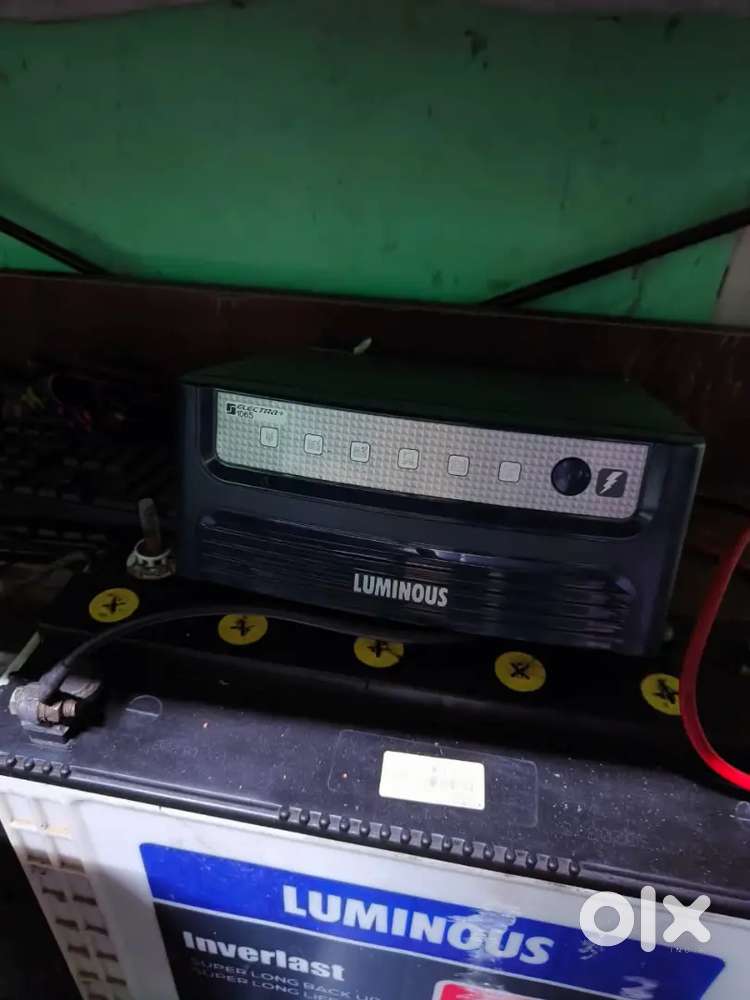 Inverter and Battery and Trolley excellent power backup 3 days cont.