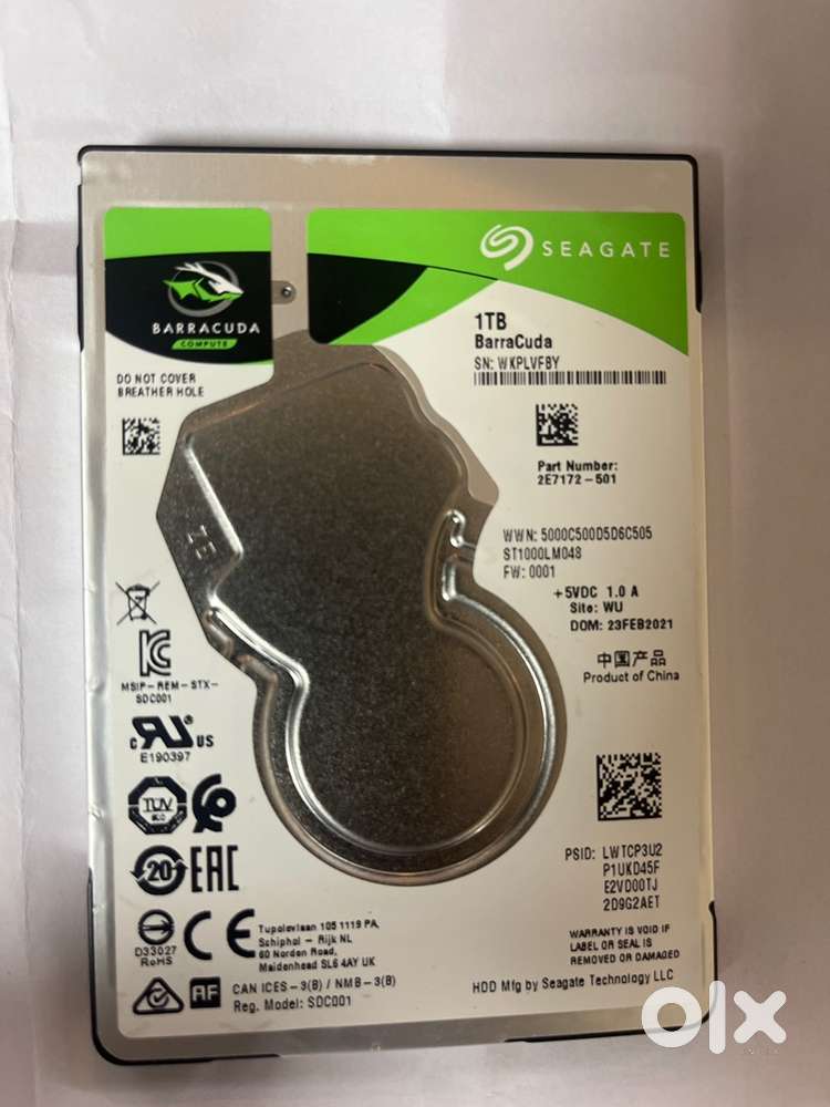 1TB Laptop Hard disk