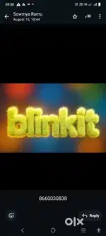 Hiring for Indore blinkit delivery boy job