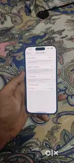 iPhone 15 97% battery health under warranty