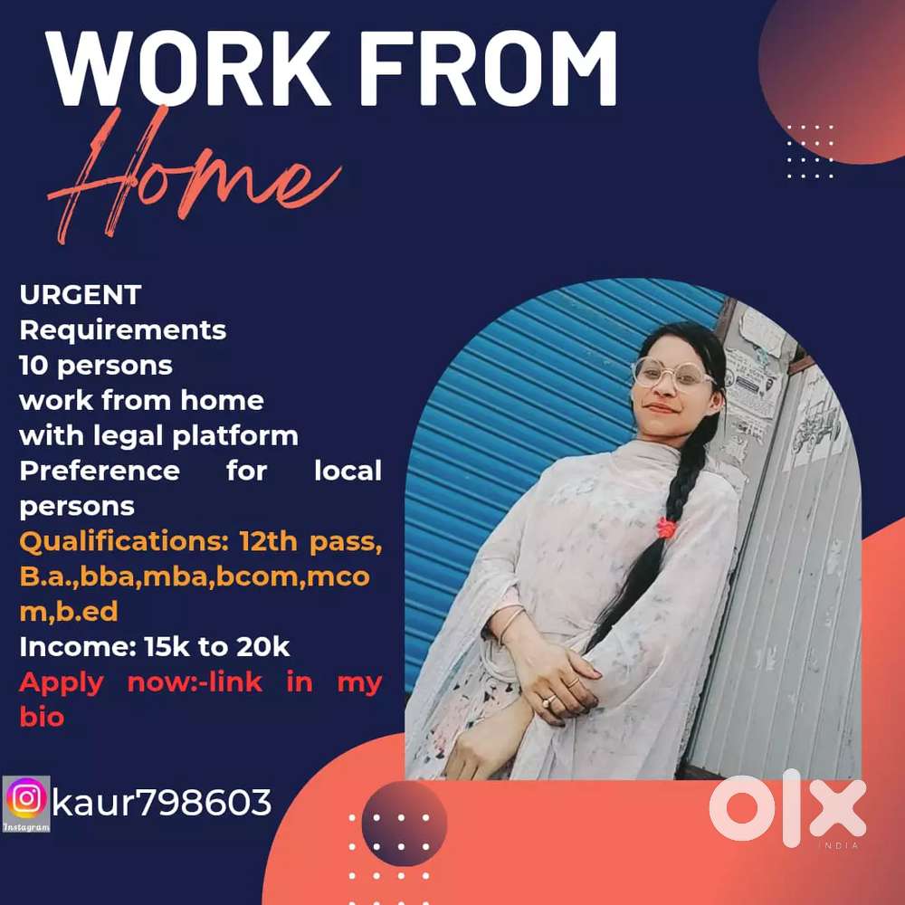 Online work from home