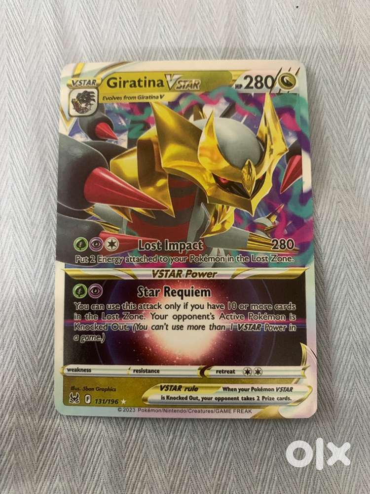 Giratana VStar Pokémon Cards (Mint Condition)