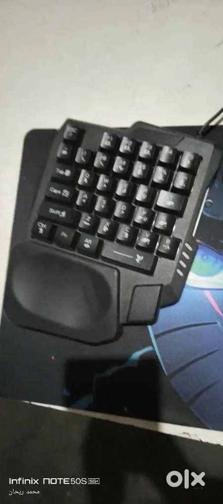 Keyboard mouse stand and hub mouse pad