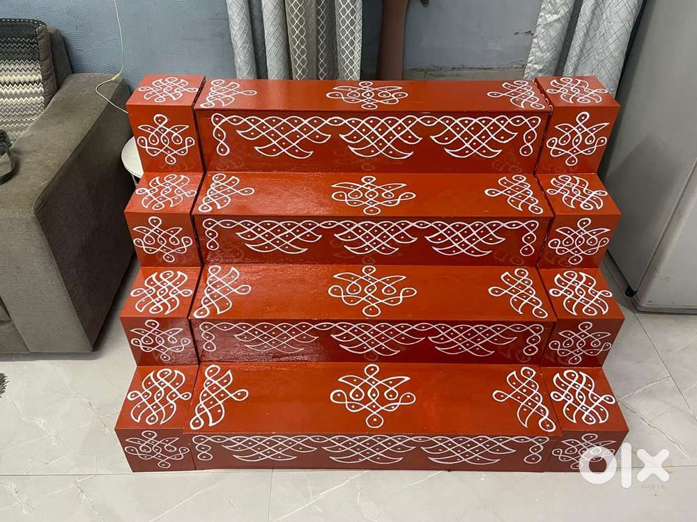Pooja pandals Decorative  Steps