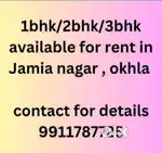 Flat for rent in Jamia nagar Okhla