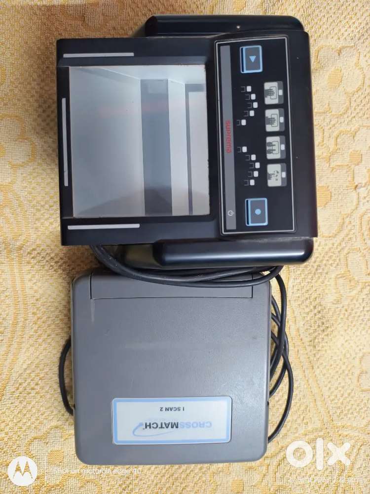 Supreme 4G finger print and Cross match iris scan