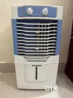 Crompton Ginie Neo Personal Air Cooler - 10L, White and Light Blue