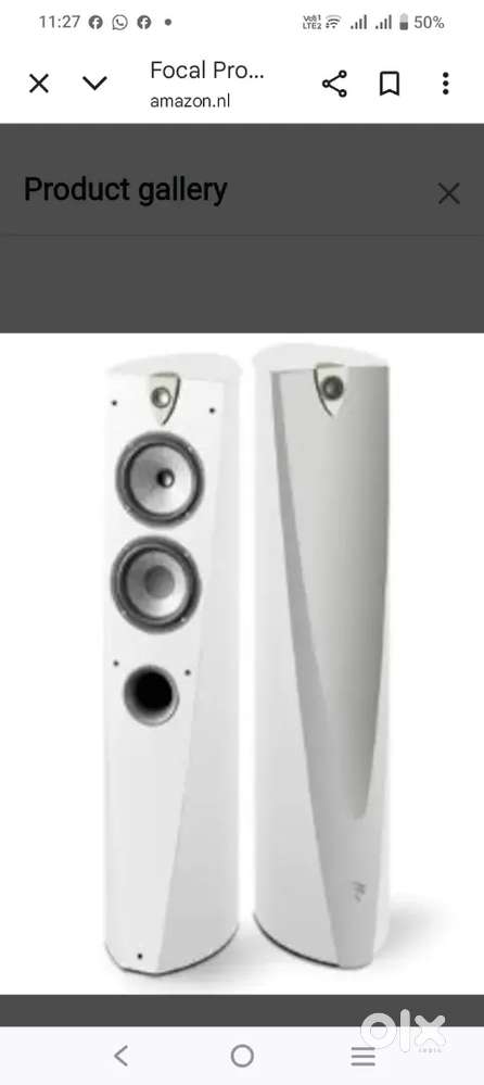 Focal tower speaker 918 audiophile speaker