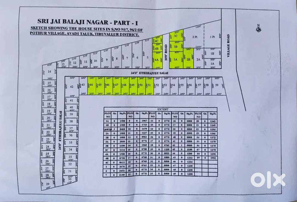 Residential land of sale