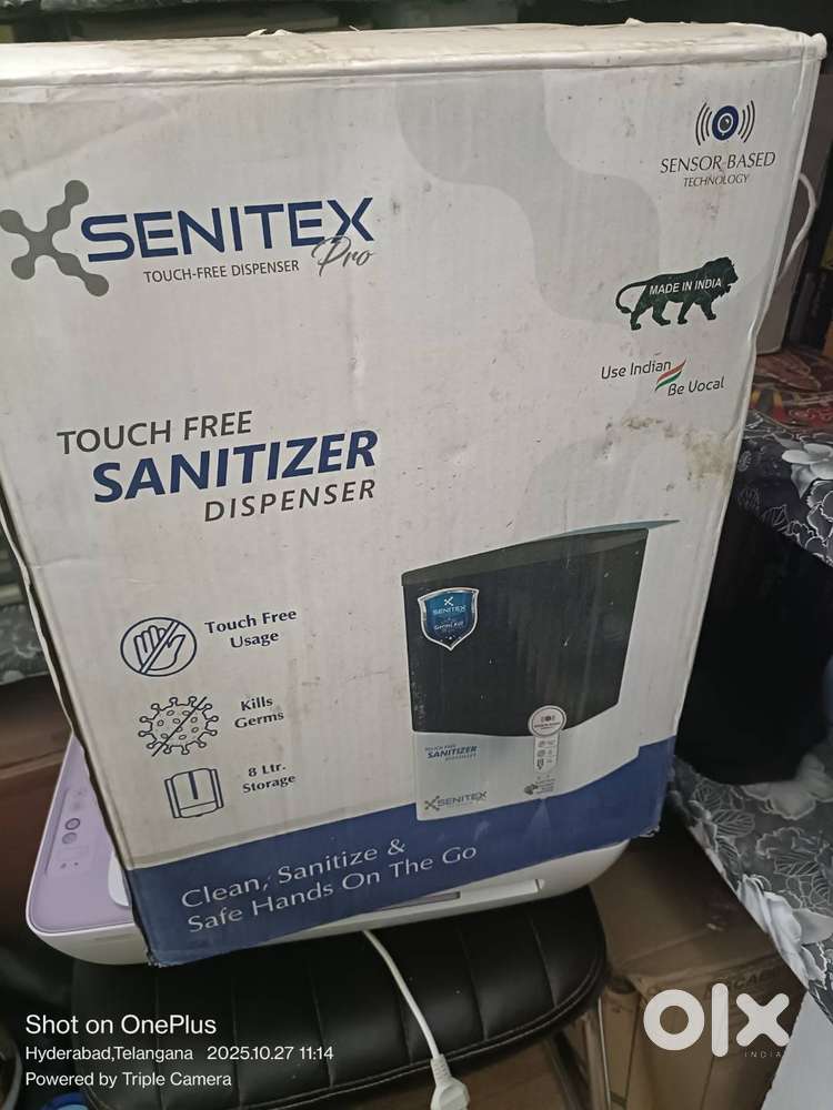 Touch free sanitizer dispenser