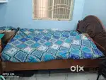Double bed takewood 12500/-