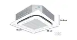 Daikin FCQF36ARV16 3 Ton Non Inverter Cassette AC