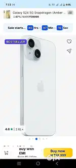 Seal pack phone I phone 15