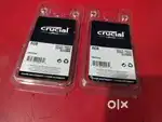Box packed 8 gb ddr4 crucial laptop ram with warranty