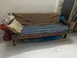 Sofa with brown colour