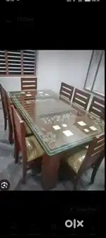 6 chair dining table available in Starf furniture and