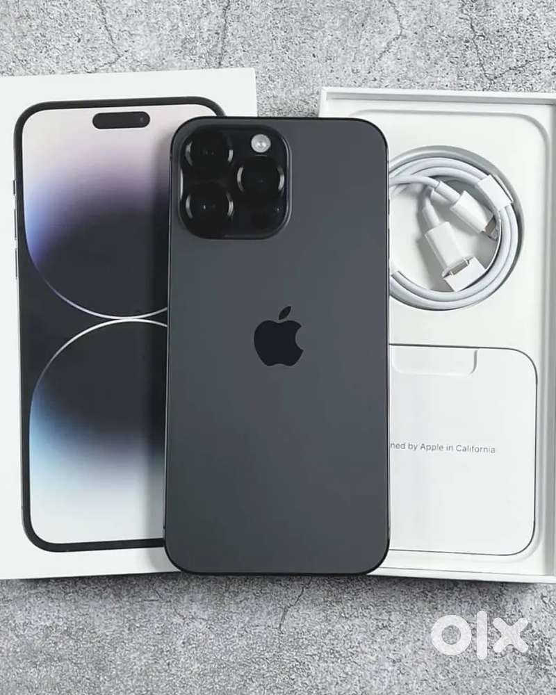 iPhone 14 pro black colour 256 gb