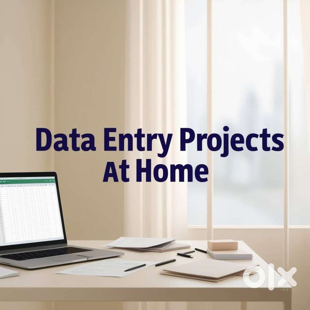 Data Entry Home Based Projects with your own computer