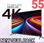 55 SMART + ANDROID 4K VOICE REMOTE FRAMELESS MODEL 2025 GUARANTEE 1YR