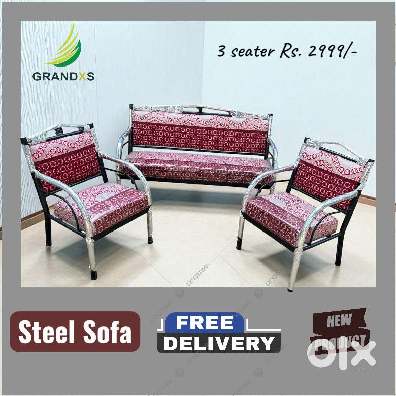 Sofa , Steel sofa set , Sofa set Sale New #4  Mega BiG 66ER