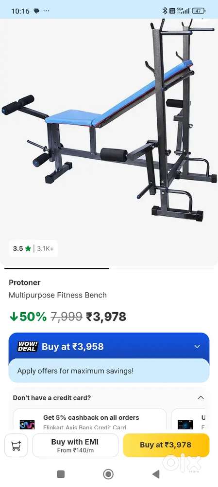 Gym Banch press table