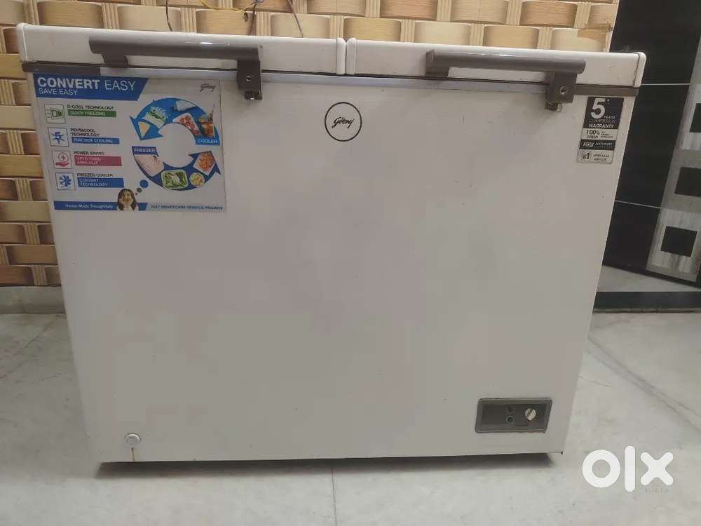 Godrej double door deep fridge 325 Liter