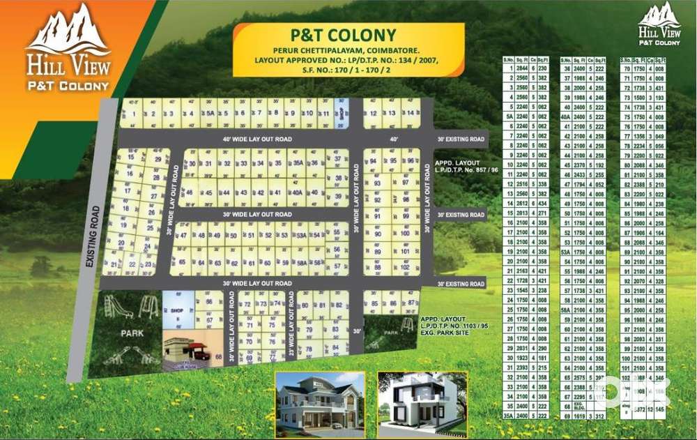 Residential DTCP Approved East Facing Land/Plot @ 8.5 Lakhs