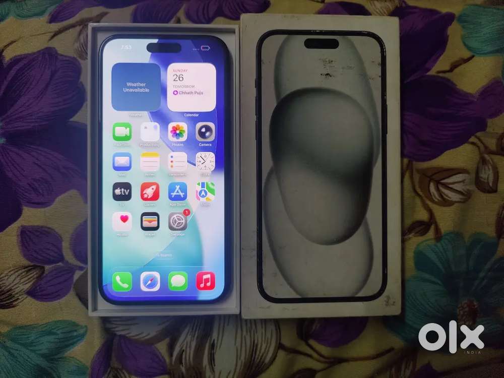 Iphone 15 plus 128gb with box and cable