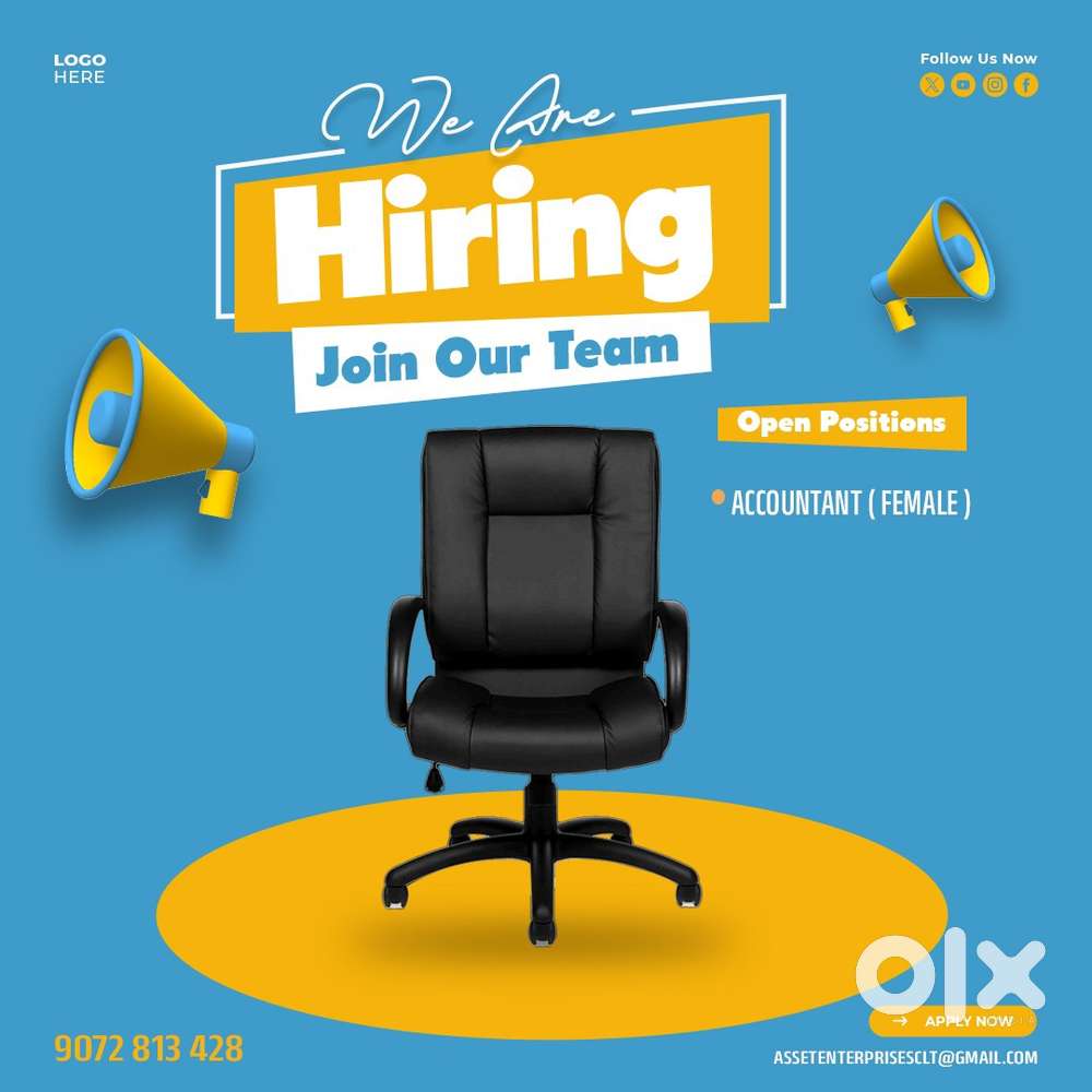 urgently required accoutent(female)