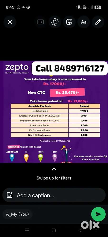Picking and packing zepto and ss stroe