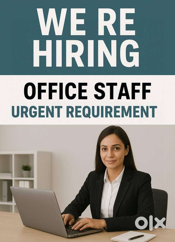 urgent hiring - office staff(hallmark centre , thrissur)