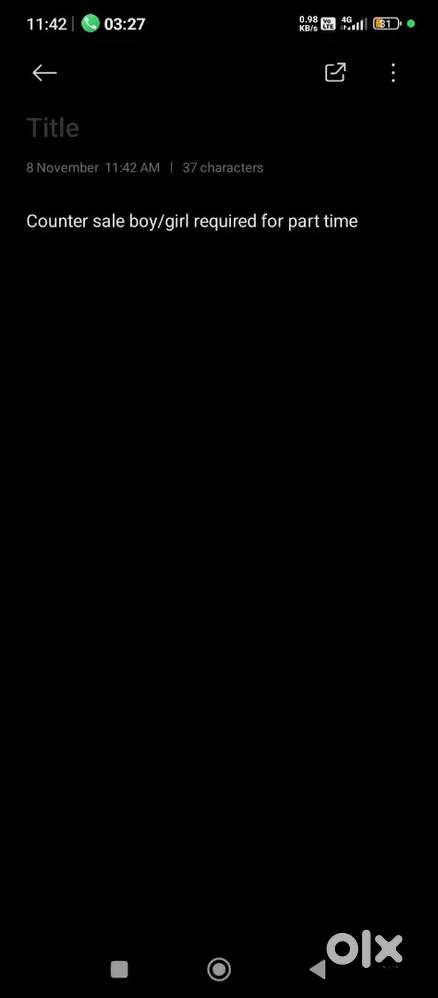 Bakery counter person with bike