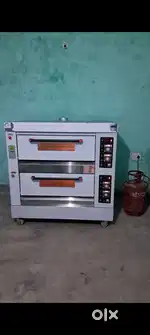 Double Deck Industrial Oven and 10 Litre Planetary Mixer for sale