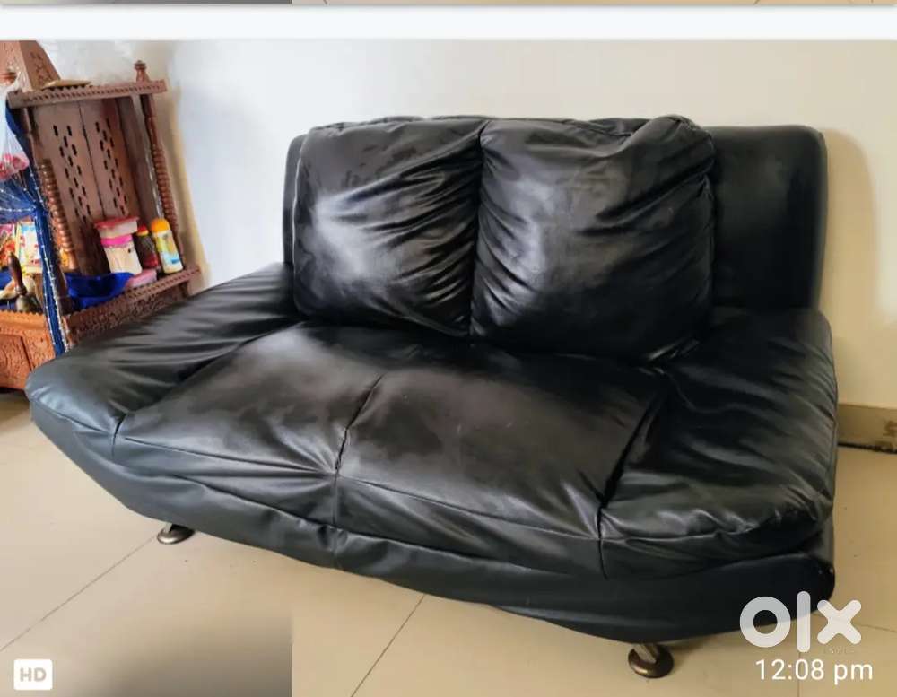 Godrej leather sofa