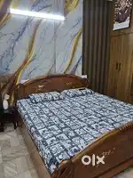 Double Bed with Box teek wood