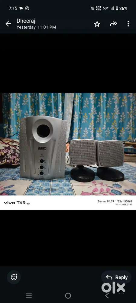 Intex original 2600 watt 2in 1 speaker