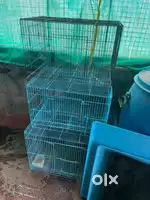 2.5 feet cage and 1.5 feet cage with all accessories